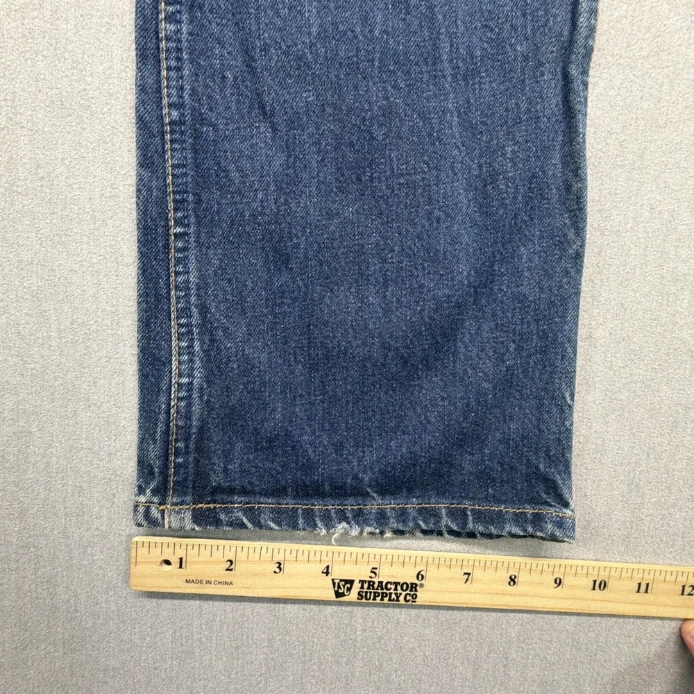 Vintage Levi's 646 Orange Tab Bellbottom Flare Denim 32x32 (Fits 30x32)
